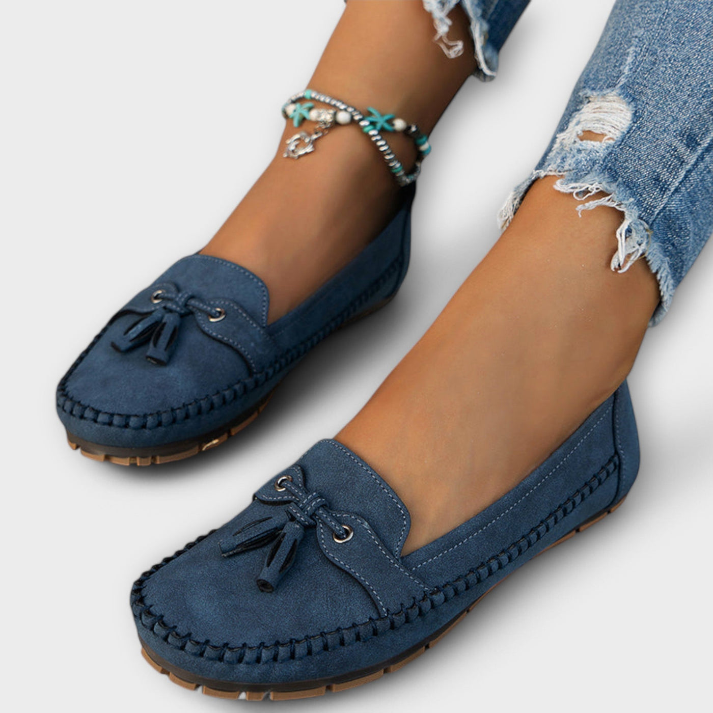 Angie™ Leather Mocassins