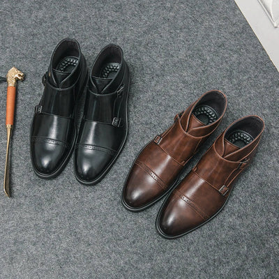 Jacob™ Stylish Double Monk Strap Boots