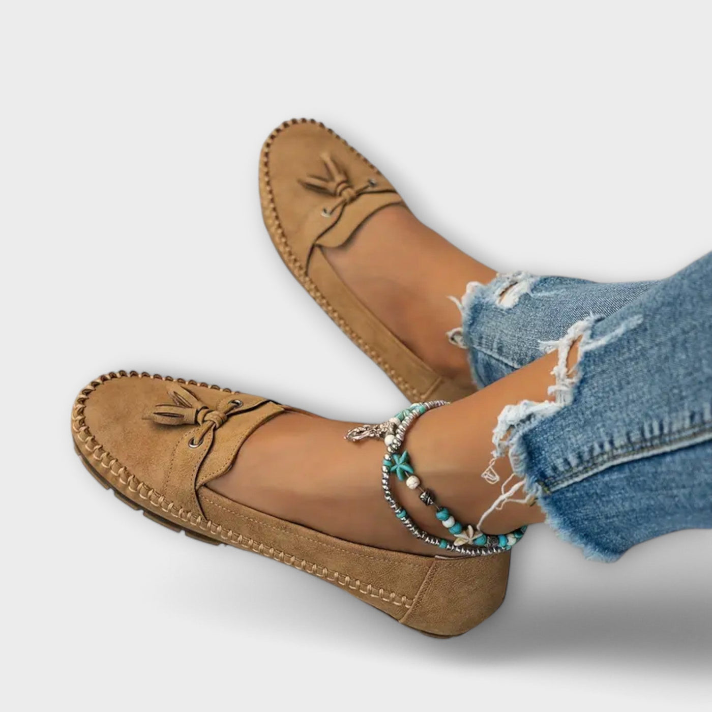 Angie™ Leather Mocassins