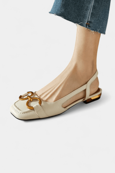 Alma™ Square-Toe Slingback Loafers