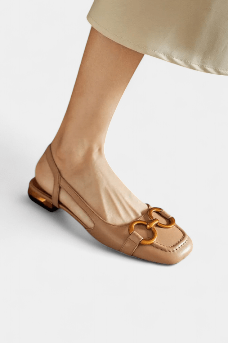 Alma™ Square-Toe Slingback Loafers
