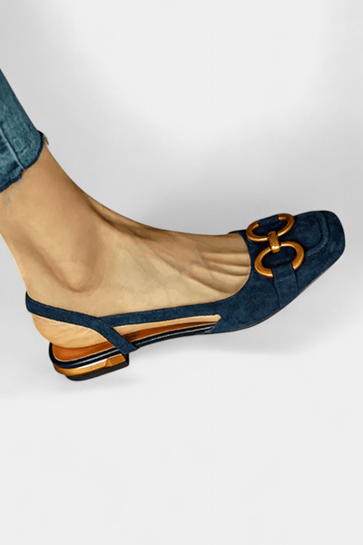 Alma™ Square-Toe Slingback Loafers