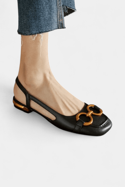 Alma™ Square-Toe Slingback Loafers