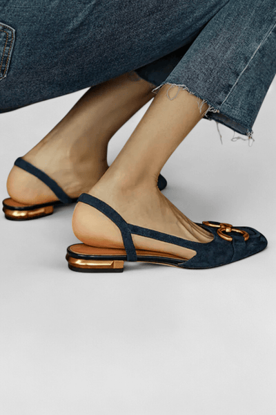 Alma™ Square-Toe Slingback Loafers