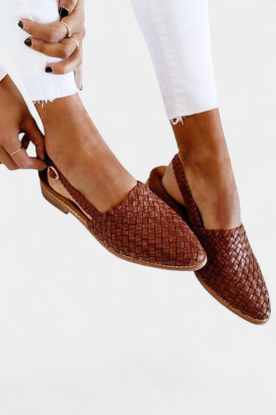 Isadora™ Handwoven Pointed Toe Flats