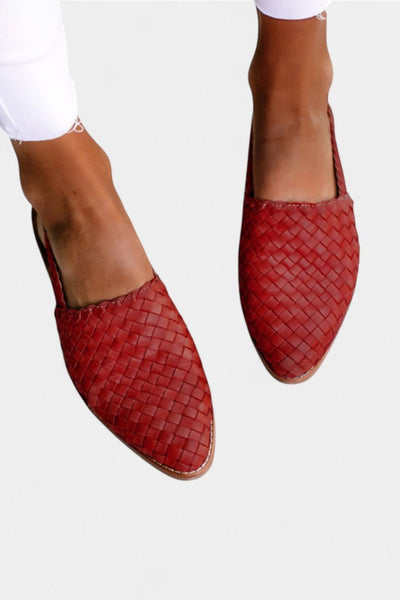 Isadora™ Handwoven Pointed Toe Flats