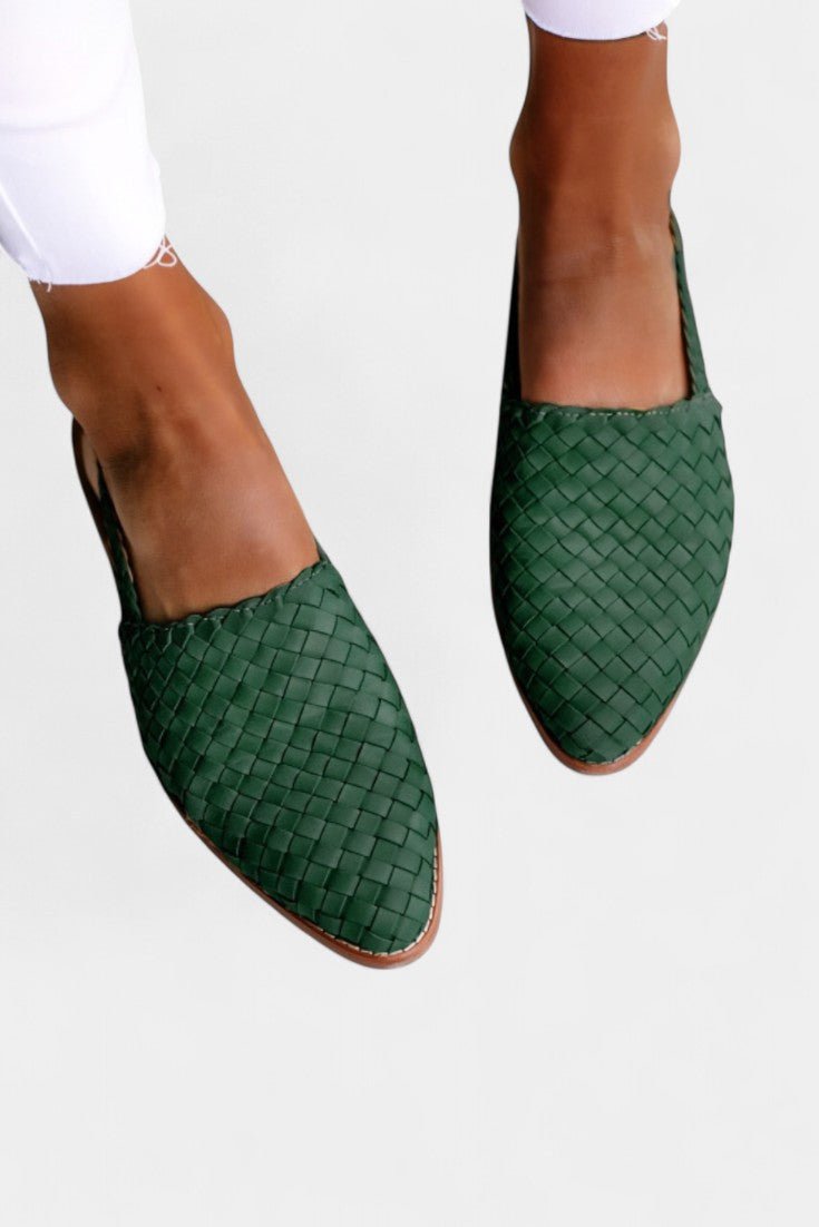 Isadora™ Handwoven Pointed Toe Flats