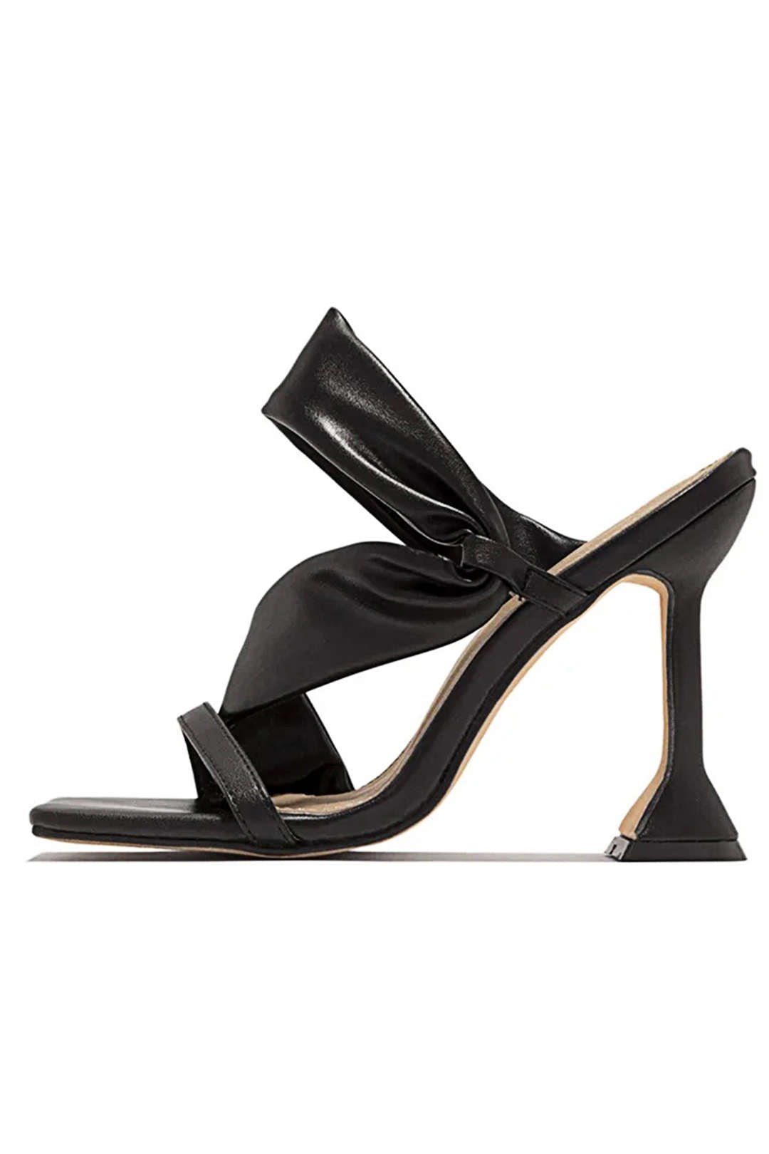 Clara™ Metallic Square Toe High Heel