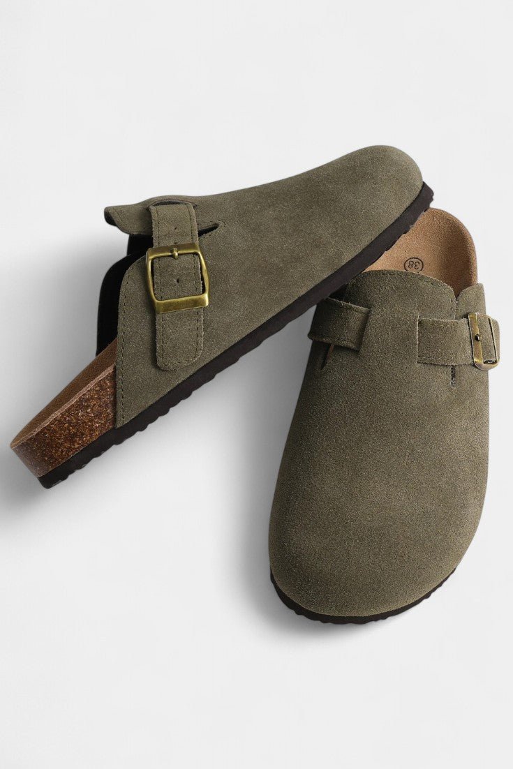 Tia™ Robust Suede Clogs